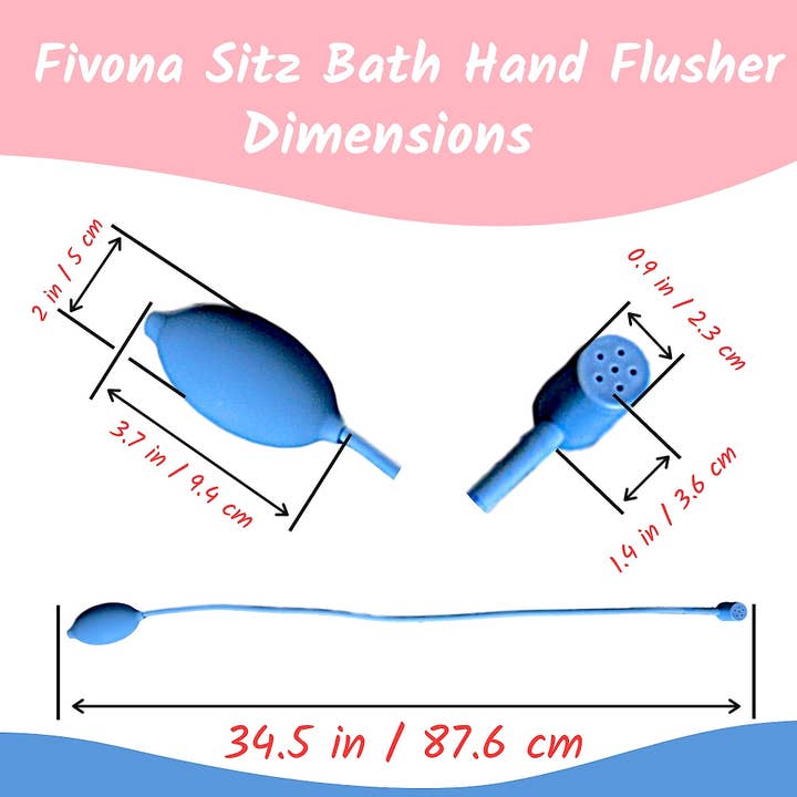 Hand Flusher-Pump for Sitz Bath Soaking and Portable Bidet for wholesale by FIVONA