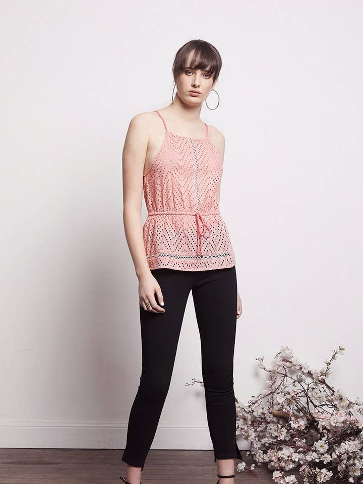 Calças de broca skinny social por atacado de SHILLATHELABEL