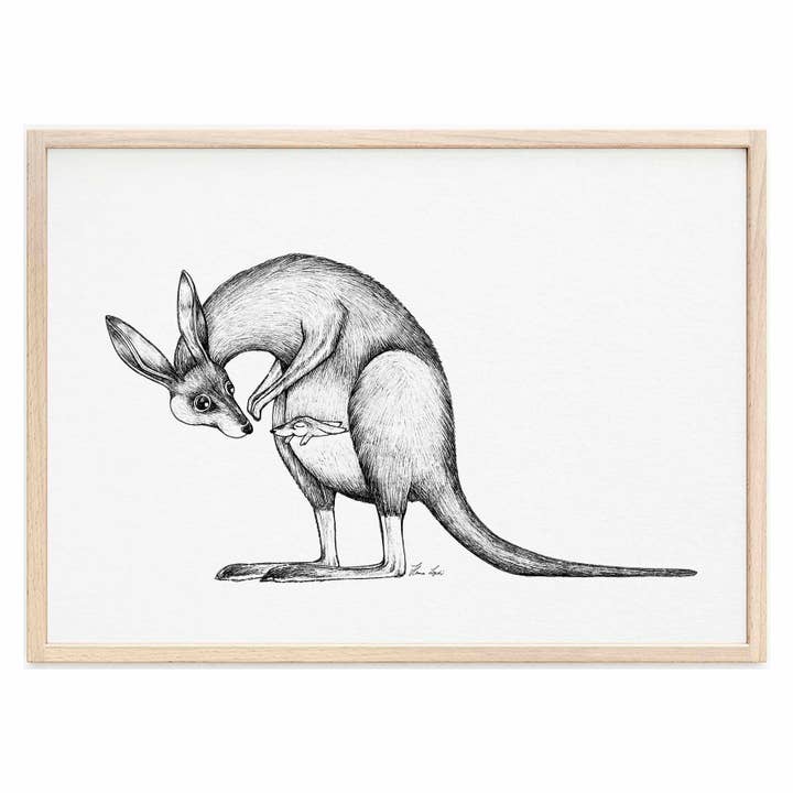 Art Print - Kangaroos for wholesale by LIGARTI
