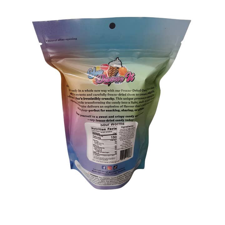 You Deserve It - Wholesale Gummy - Sour Worms1