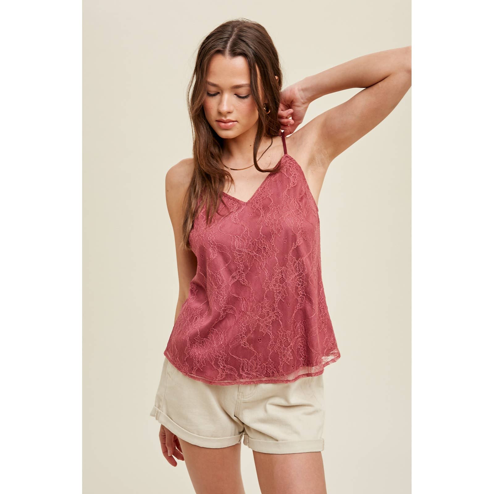 Wishlist Apparel - Wholesale Camisole - Women's - LACE CAMI / WL23-78568