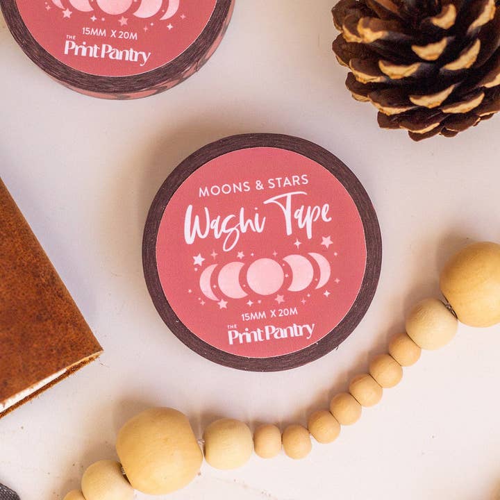 The Print Pantry - Wholesale Washi Tape - Moons & Stars Washi Tape5