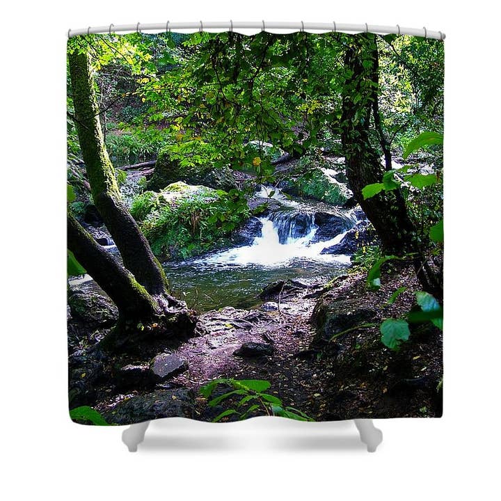 TENDA DA DOCCIA "PORTRAIT OF A STREAM" per la vendita all'ingrosso da parte di sorayadapuzzostore