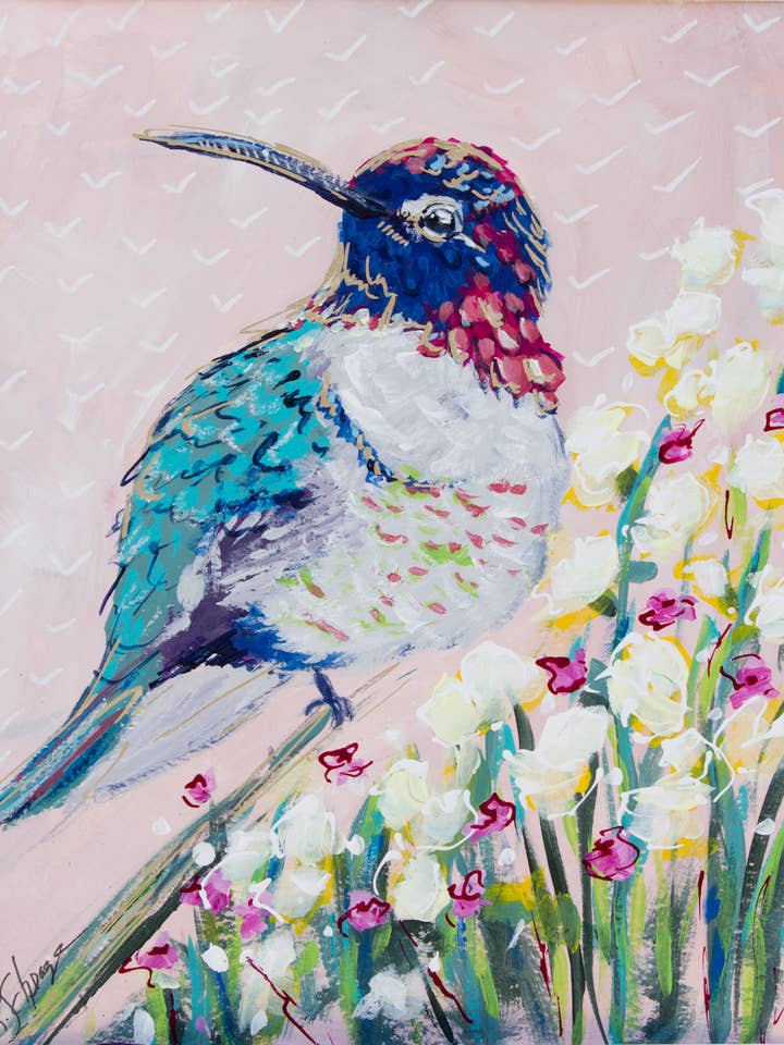 Floral Art Print for wholesale by Rhonda Schrage Art