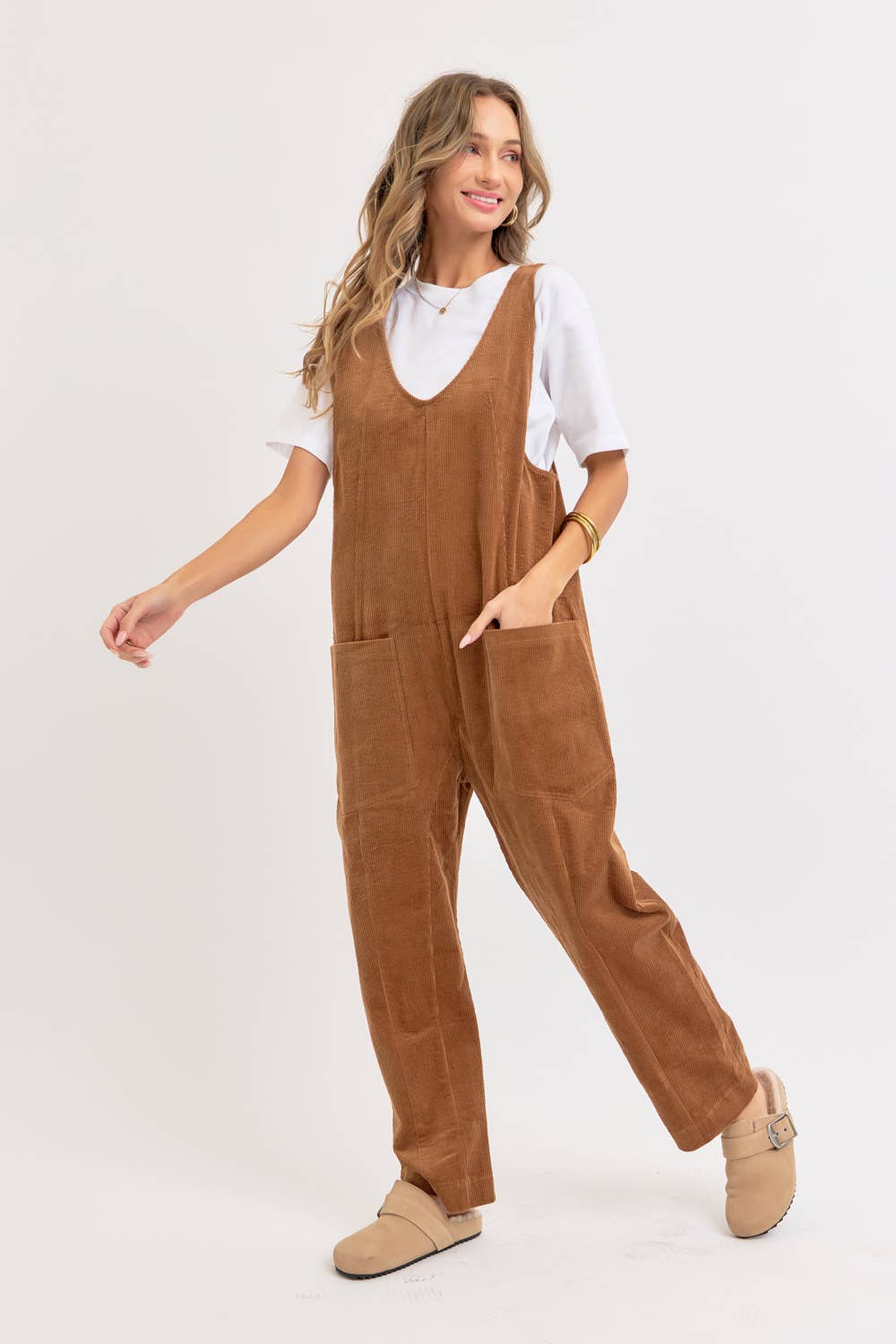 Sweet Lovely by Jen - Wholesale Overalls - Women's - PULL-ON-STYLE CORDUROY OVERALL JUMPSUIT4