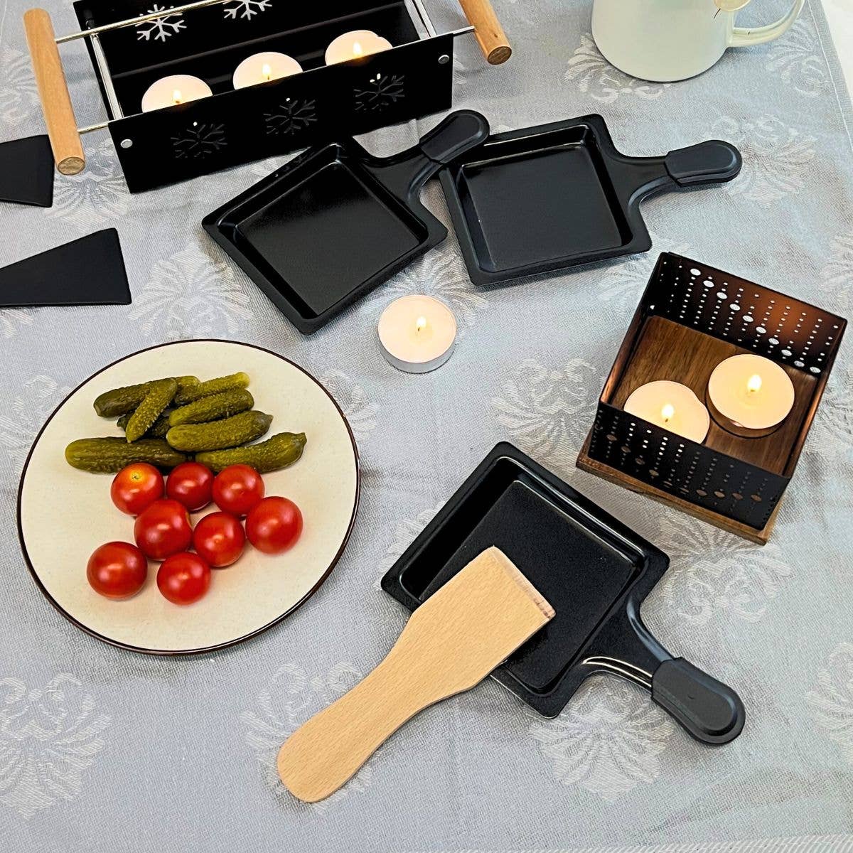 Fackelmann - Wholesale Cheese Board - Individual candle raclette machine1