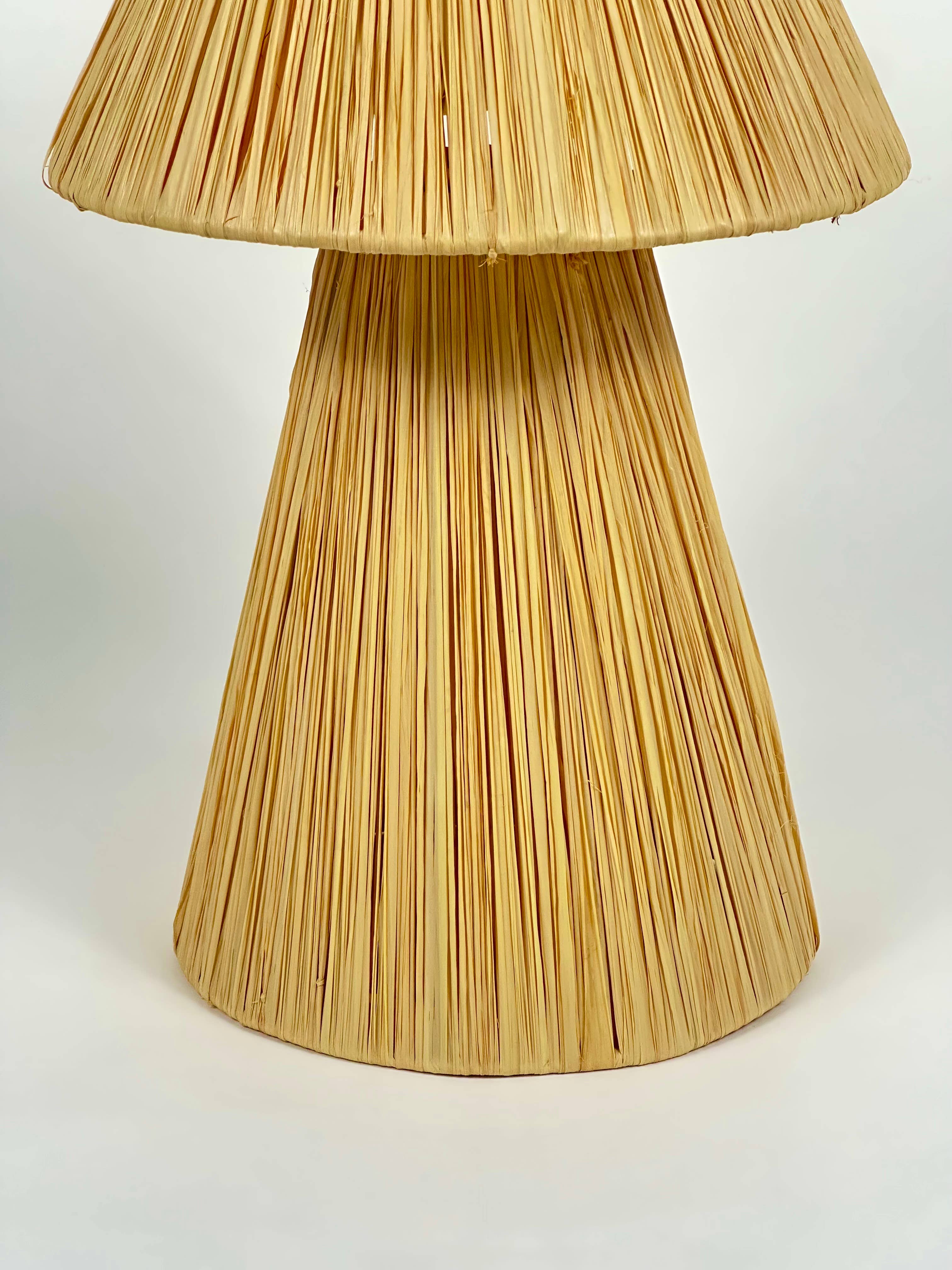 Mikwi – wholesale Lampshade – Natural raffia lamp, raffia lampshade, TABLE LAMPSHADES   7