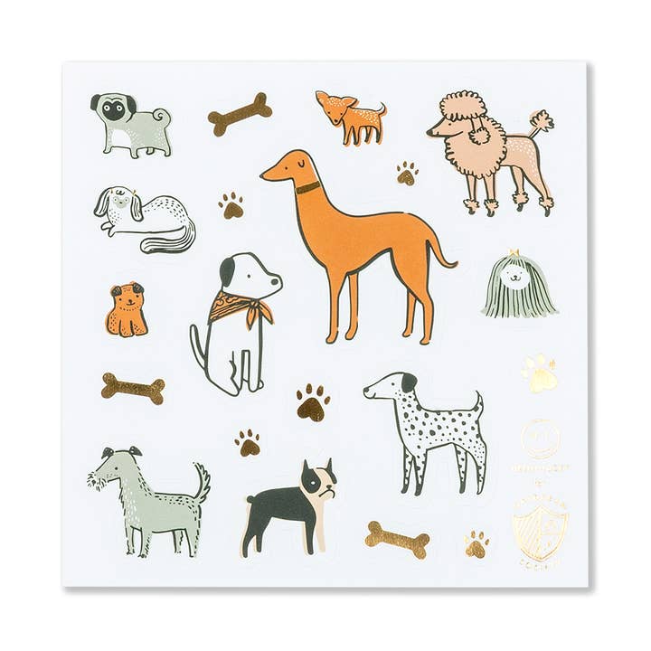 Bow Wow Sticker Set - 4 Pk. for wholesale by Jollity & Co. + Daydream Society