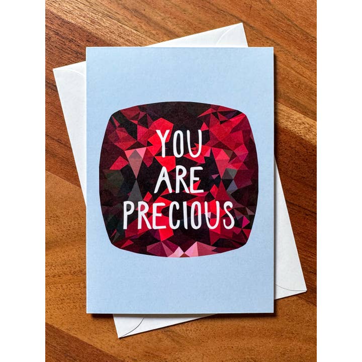 Du är ett värdefullt ädelstens gratulationskort för wholesale av Wug Prints