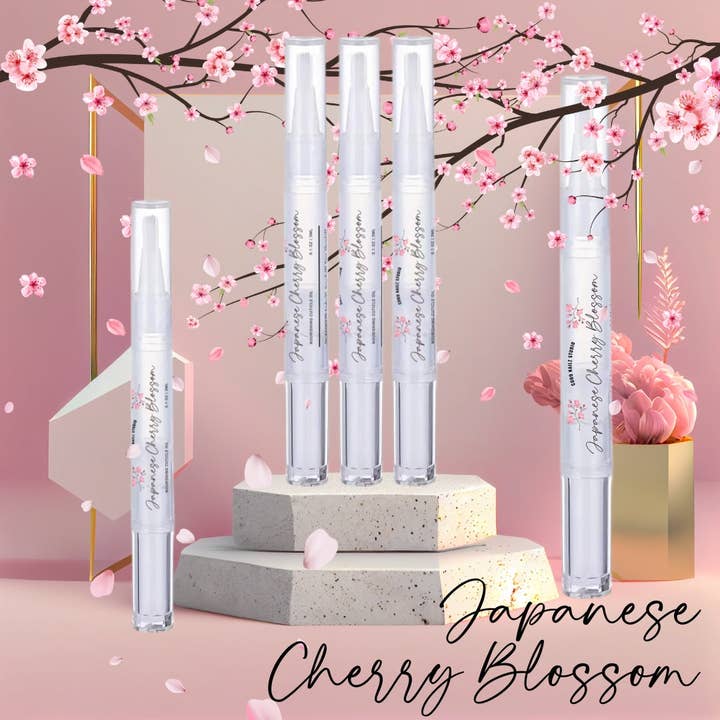 CoRo & Company - Wholesale Cuticle Oil - Japanese Cherry Blossom Scented 3ml Nail + Cuticle Oil Pen