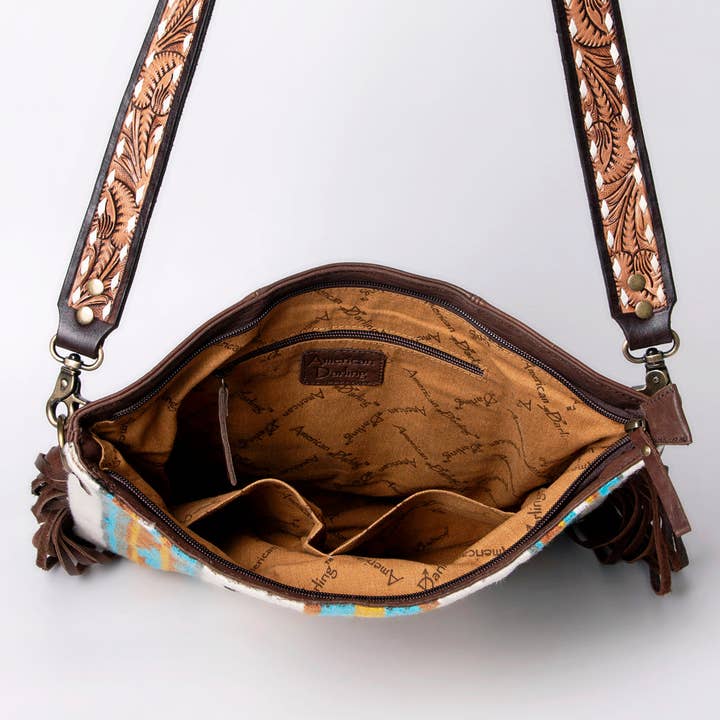 LS Western - Wholesale Messenger Bag – Women’s - LC-ADBGA263 Large Crossbody Genuine Western Leather Women Bag15