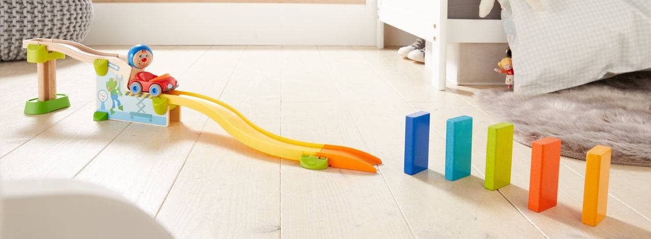 HABA USA - Wholesale Building Set - Kids - Kullerbu Jump into Car Dominos Play Set4