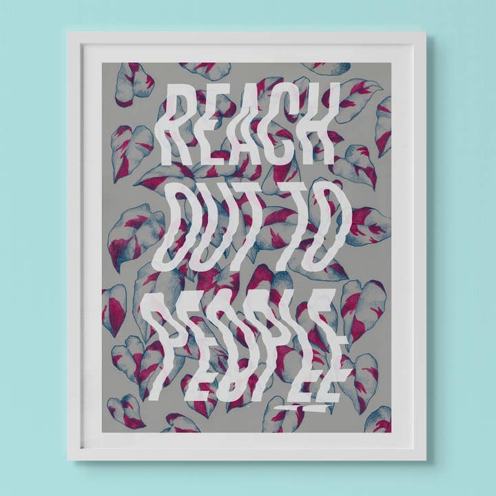 Menschen erreichen Drucken für den Großhandel von Lauren Denitzio Art & Illustration