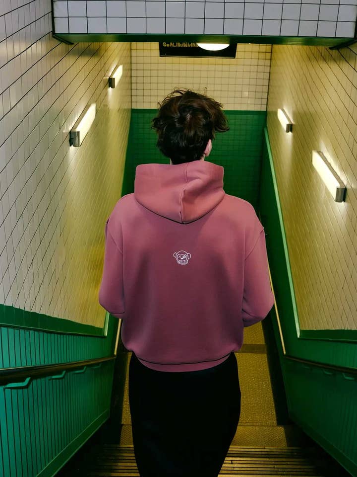 Unisex Sweatshirt Blessed Madness Crazy Monky Embroidery Wine for wholesale on Faire1