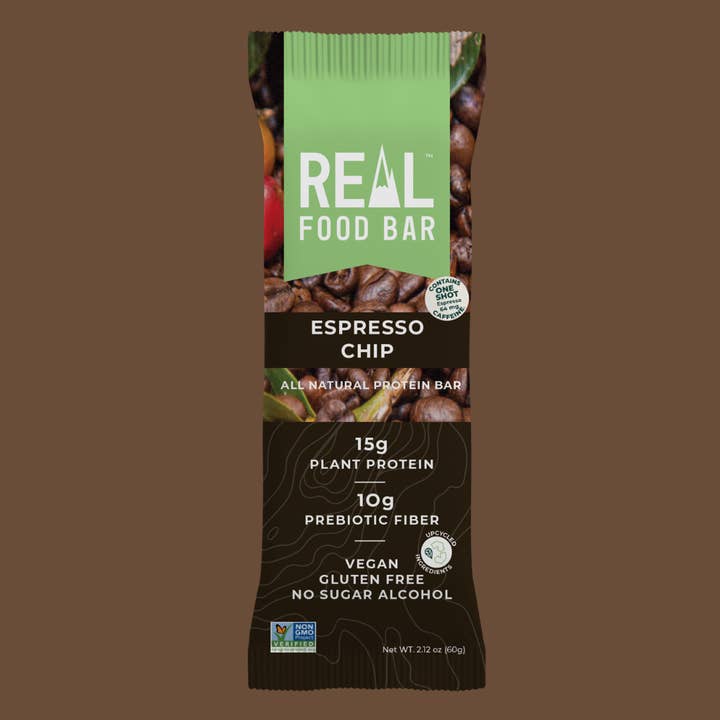 Real Food Bar - Wholesale Snack bar - Espresso Chip Protein Bar - 12 unit case pack (25.44 oz)5