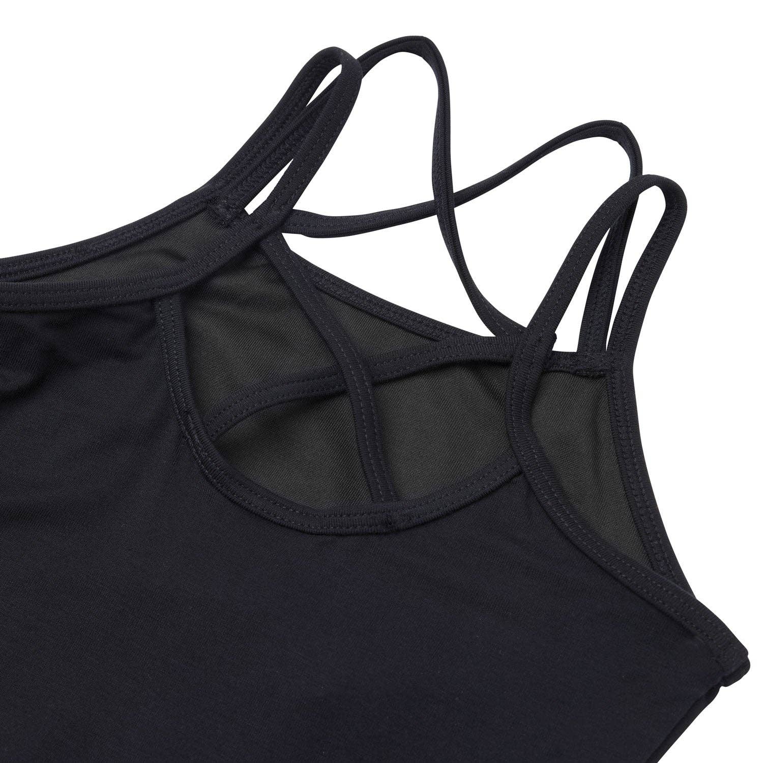 Sort Annie: Criss Cross Back Jazz Leotard for engroshandel på Faire6