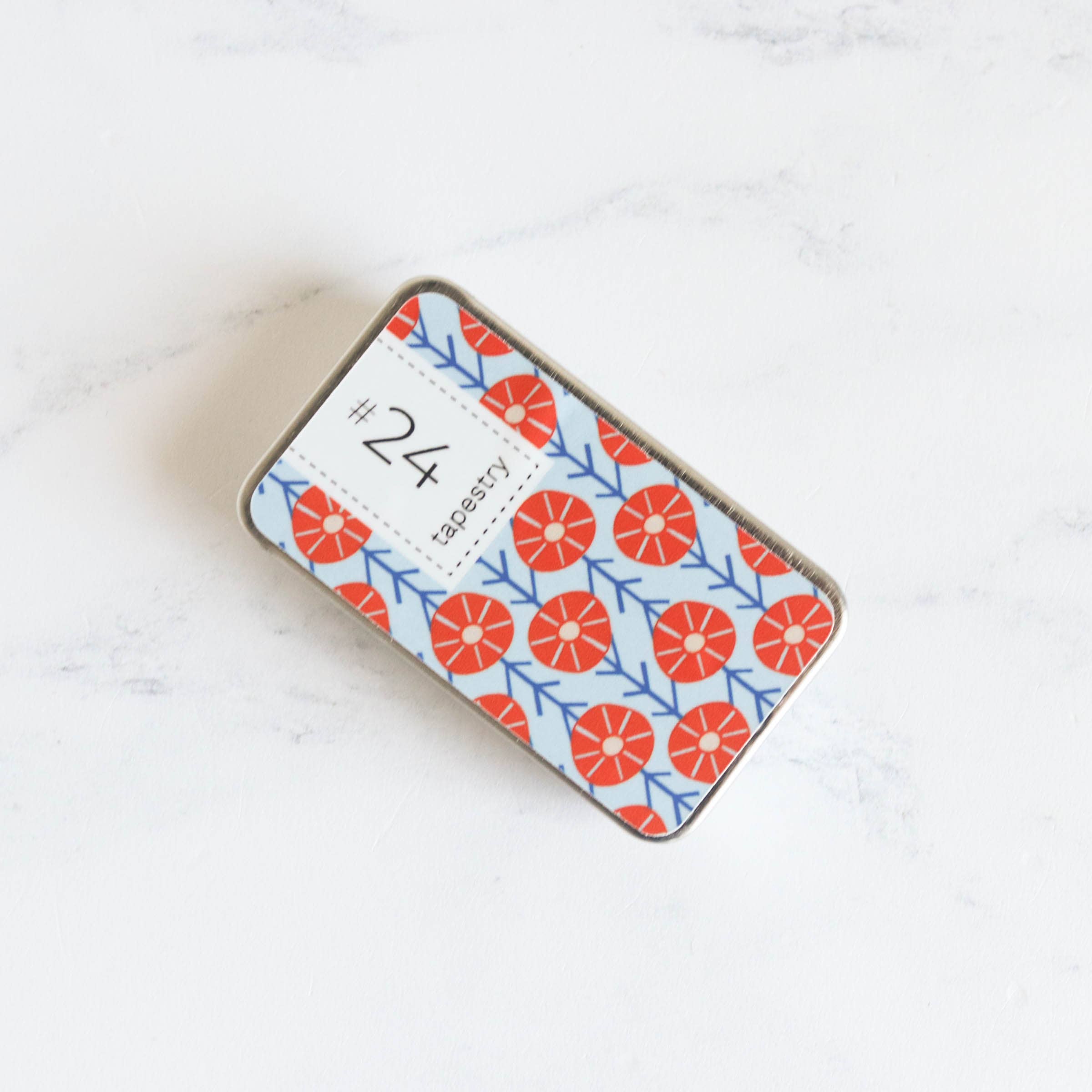 Stitched Modern - Wholesale Embroidery/Cross Stitch Supplies - Magnetic Slide-Top Needle Tin With Cross Stitch Needles5