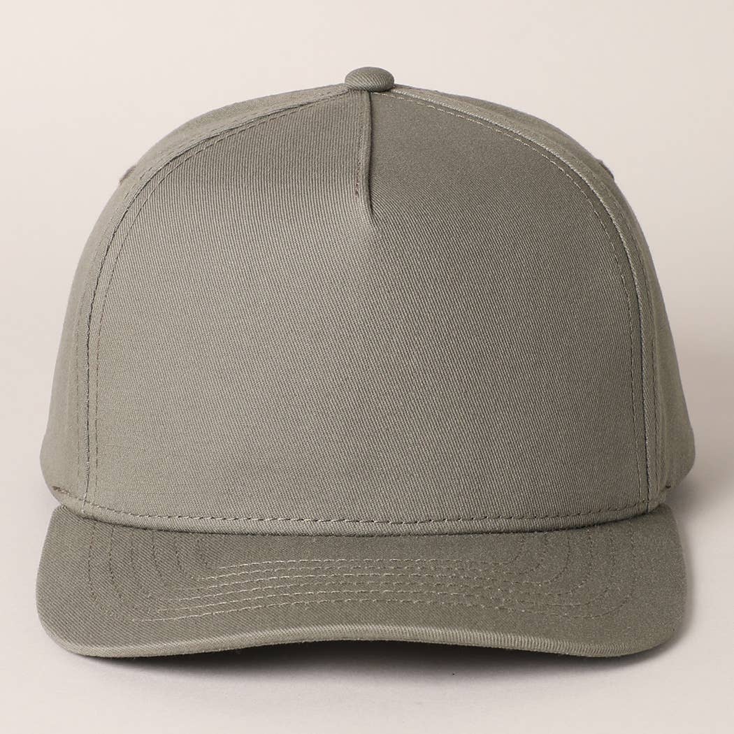 Fashion City - Wholesale Baseball Cap - Unisex - Solid Colored Cotton 5 Panel Baseball Cap46