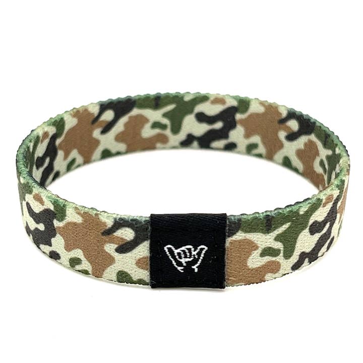 Hang Loose Bands - Wholesale Woven/Braided Bracelet - Desert Camo Wristband Bracelet