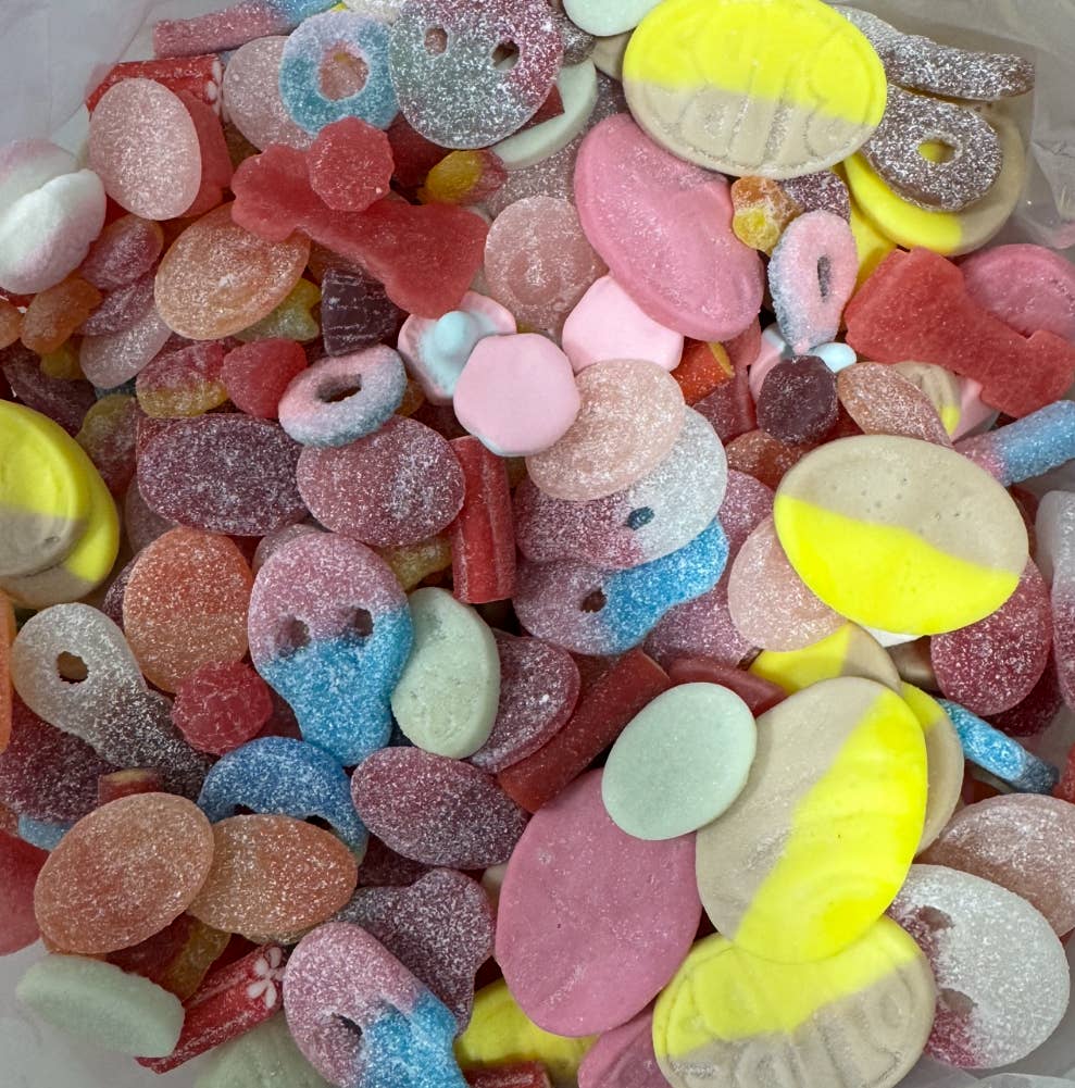 Sweet As Fudge Candy Shoppe - Wholesale Gummy -  Swedish Candy - Sweet & Sour Mix 7 lb case2