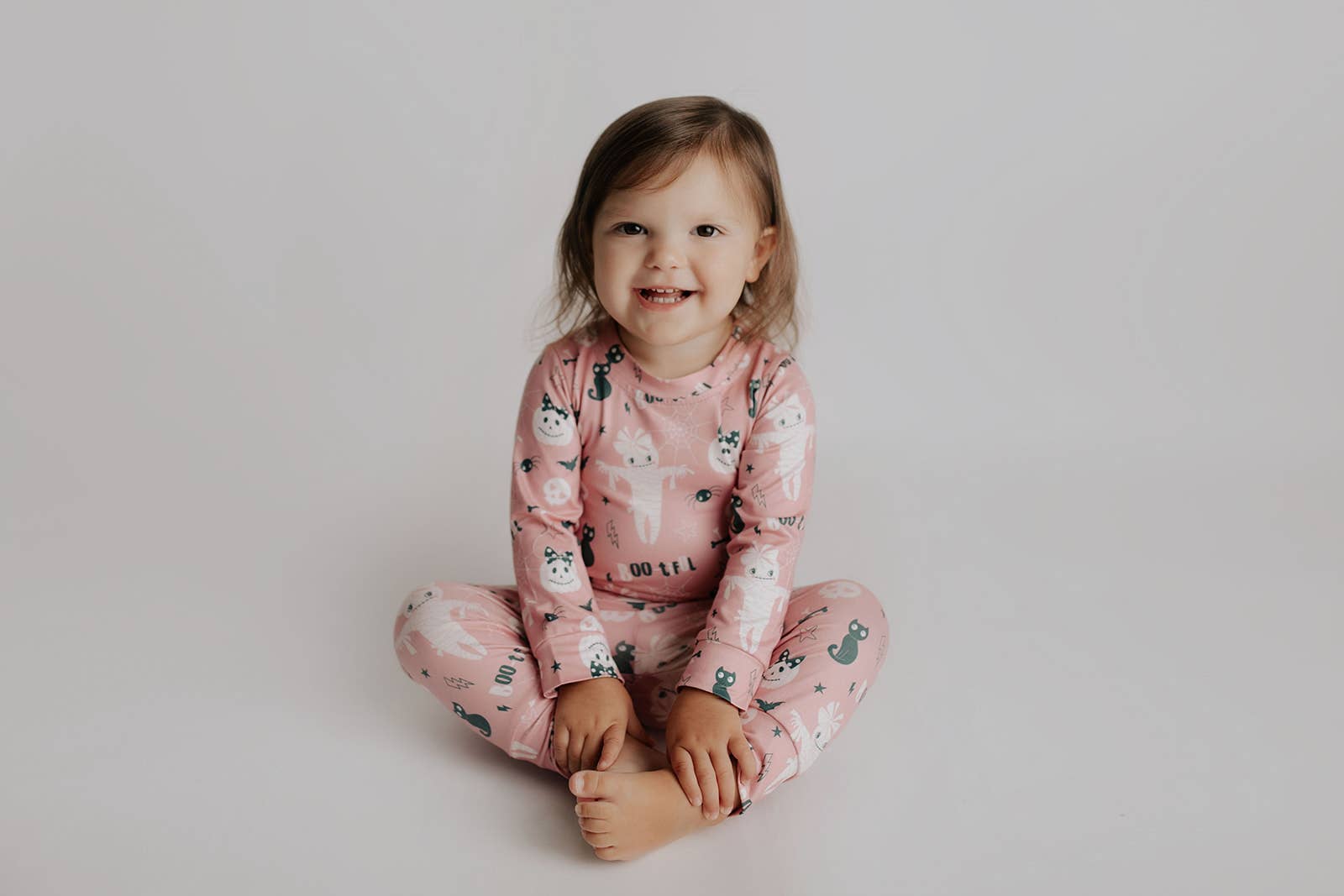 Three Little Tots – wholesale Sleepwear set – Kids – Pink I Love My Mummy Halloween Jammies Kids Pjs & Lougewear1