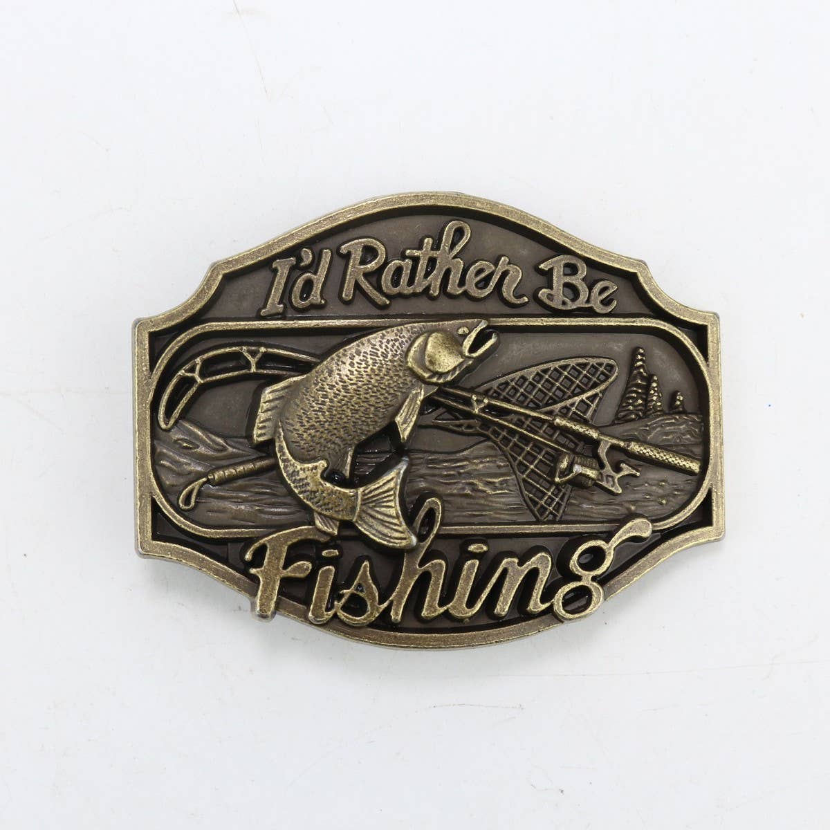 ACCITY - Wholesale Belt Buckle - Unisex - TEXAS PENTAGRAM VINTAGE BELT BUCKLE_CWABE04318