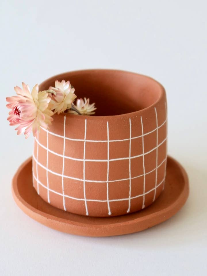 Grid Planter for wholesale by Melville Ceramics