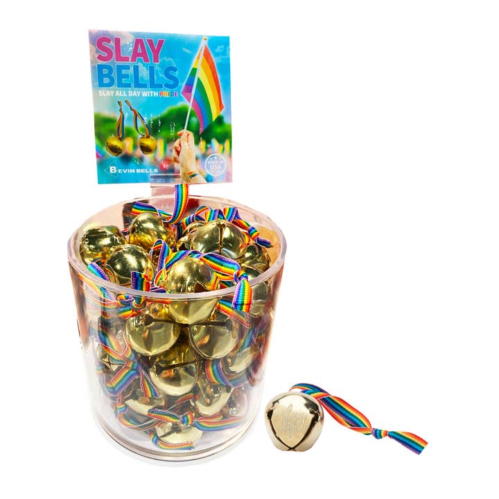 Slay Bell Retail Display for wholesale by Bevin Bells