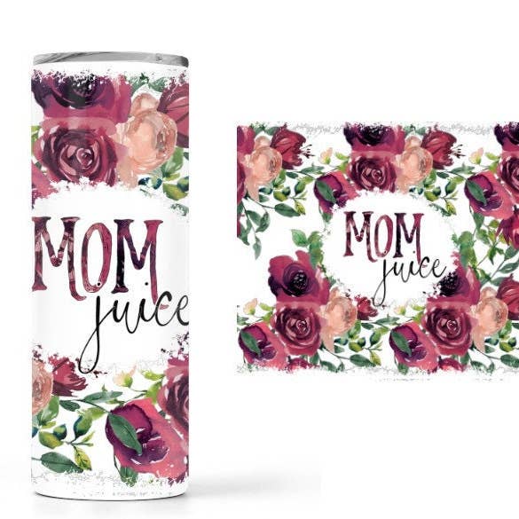 Mamma Juice 20 oz mager rostfritt stål torktumlare för wholesale av Regina Lynn Design Home Edition