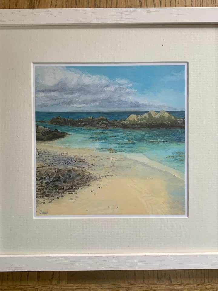 Art Print - Irish Seascape ‘Calm Strength’ for wholesale by Clemence Prosen Art & Design