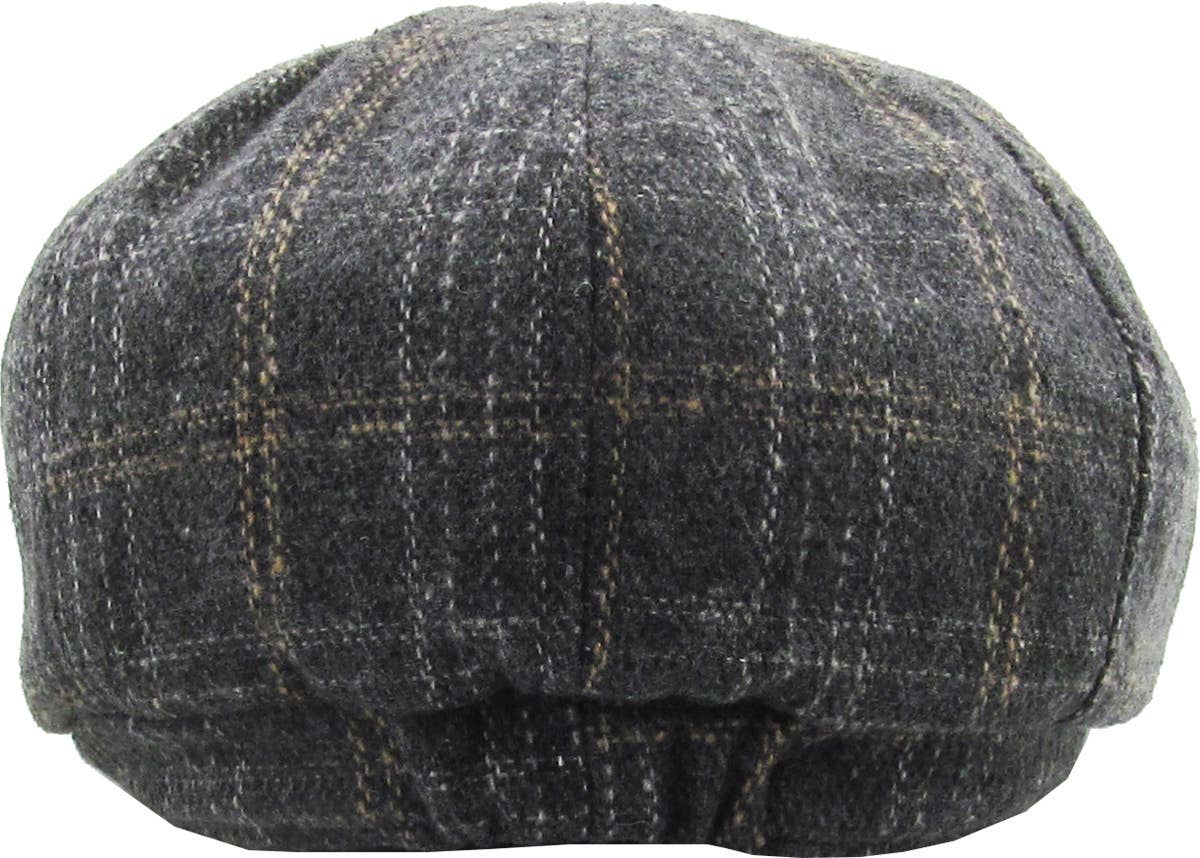 KBETHOS - Vente Casquette gavroche – homme - Ascot à carreaux et boutons9
