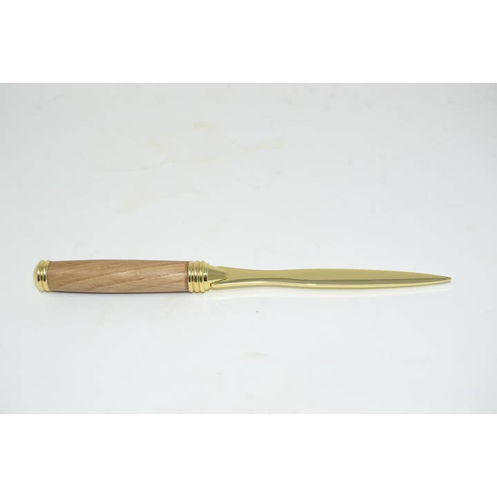 Handgemaakte eikenhouten briefopener, aanpasbaar voor wholesale door Huizbirn