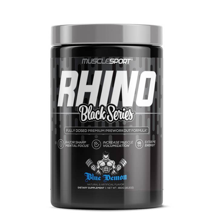 MuscleSport - Wholesale Oral Supplement/Vitamin - Rhino Black V2 - High Performance & Stim Preworkout