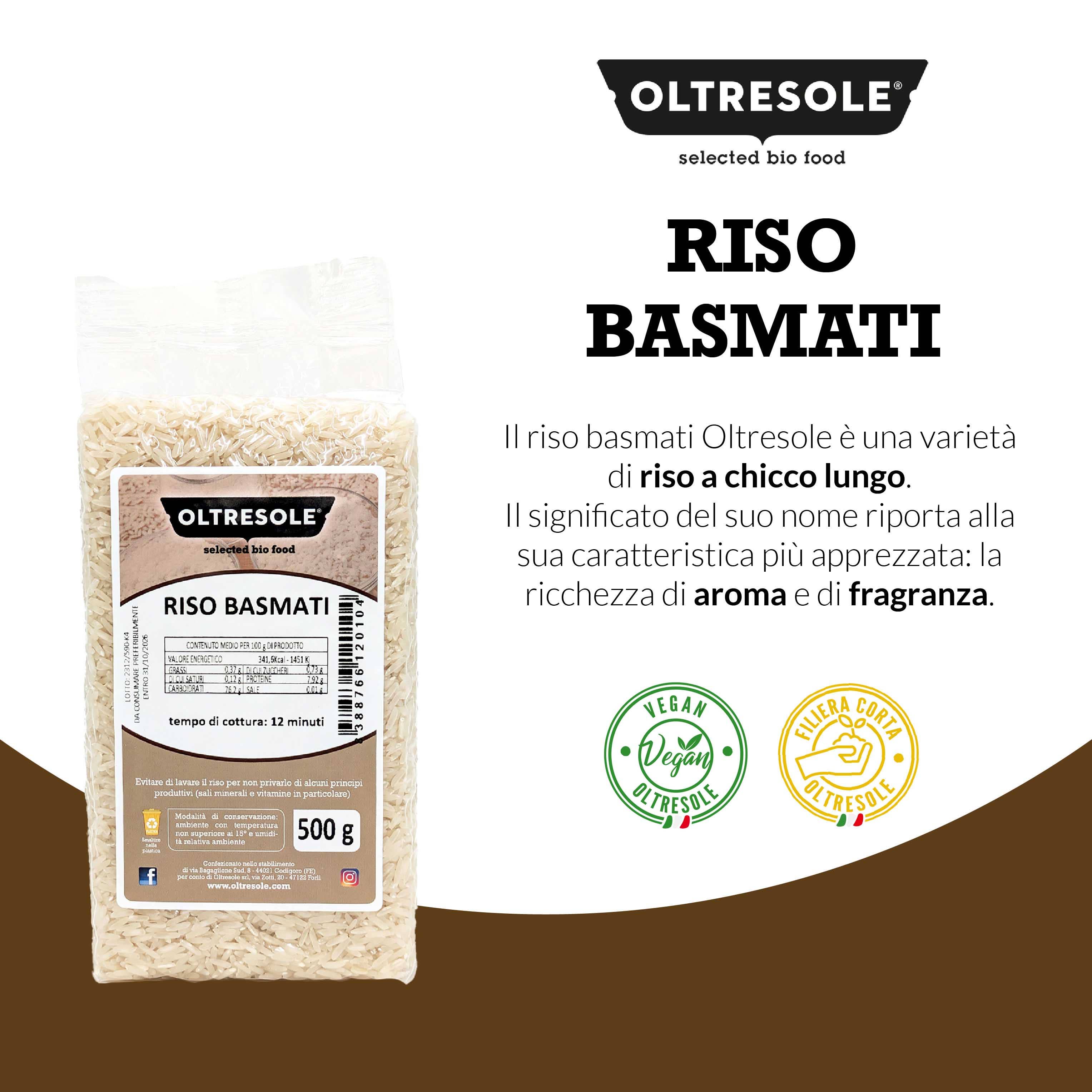 Oltresole - Wholesale Rice - BASMATI RICE 500 g4