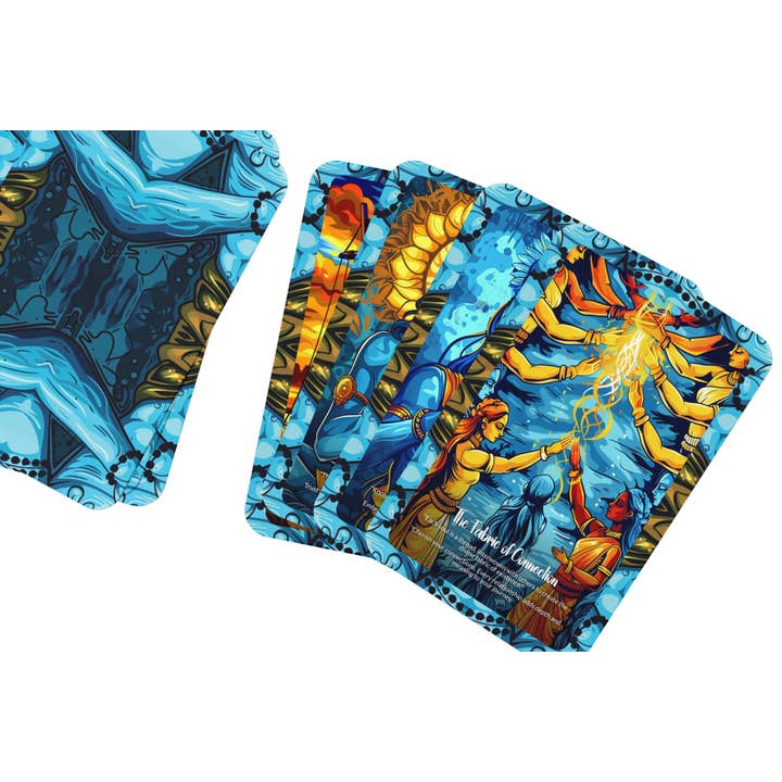 IBIZA TAROT - Vendita all'ingrosso Tarocchi - Fili Divini delle Carte Oracolo del Tessitore – Mazzo di 22 Carte di Destino e Fato per i Misteri Intrecciati della Vita