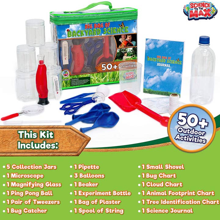 Creative Kids - Wholesale Toy Set - Kids - Be Amazing! Toys Big Bag of Backyard Science Kits for Kids