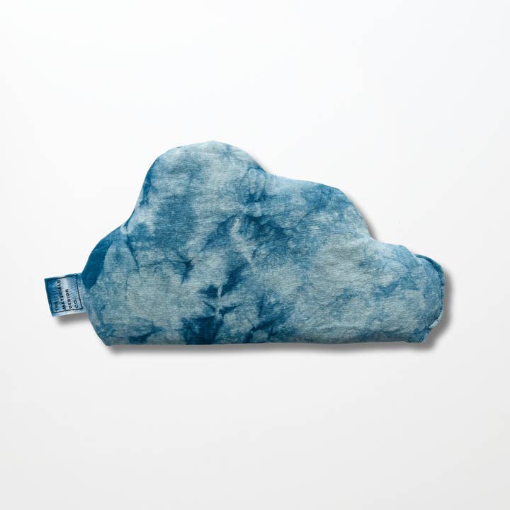 The Materials Design Co. - Wholesale Spa/Therapy Pillow - Cloud Eye Pillow - Botanically Hand Dyed - Indigo