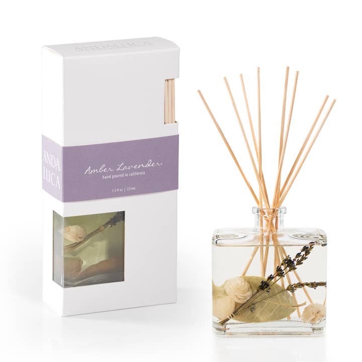 Andaluca - Wholesale Reed Diffuser - Amber Lavender Botanical Reed Diffuser