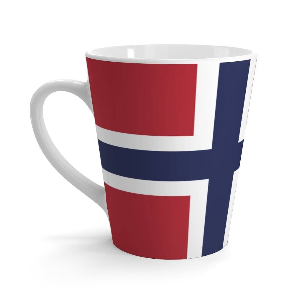 Scandinavian Design Studio - Vente Tasse à café - Mug Latte Drapeau Norvégien