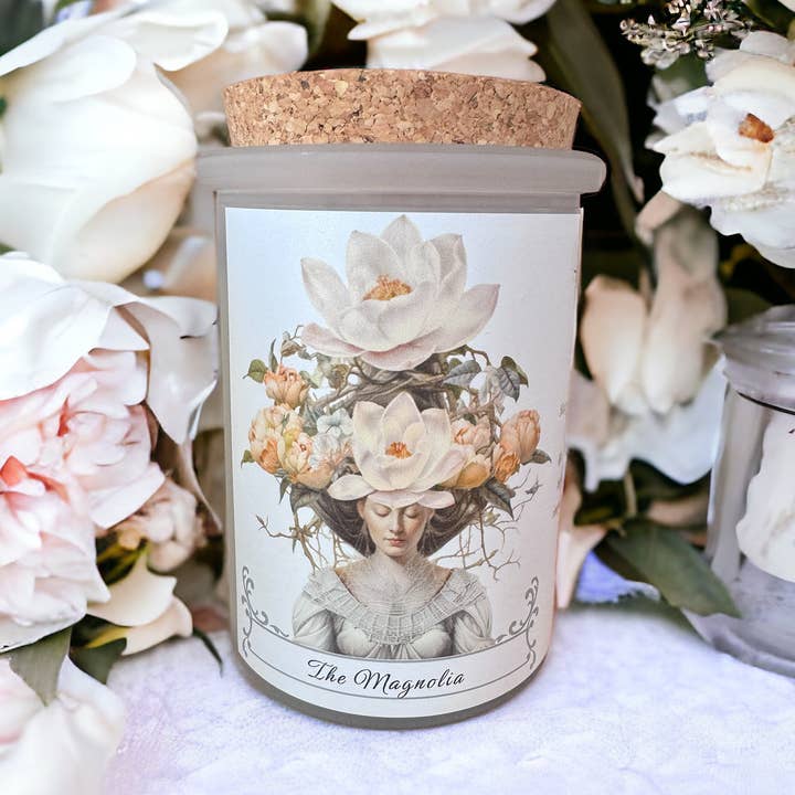 Flower Power © Candle: magnolias botánicas vintage para venta al por mayor de Montana Farmacy