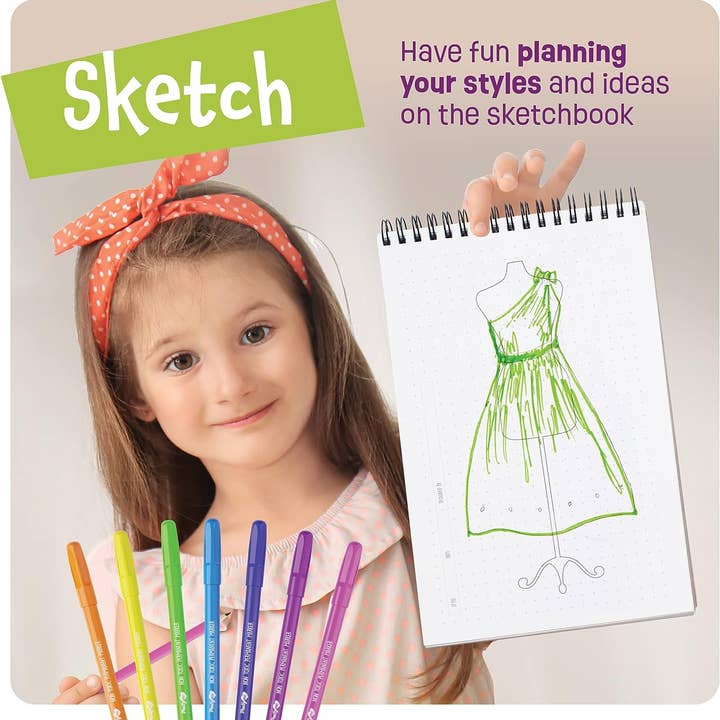 Dan&Darci – wholesale DIY craft kit – Child – Fashion Design Studio - Sewing Kit for Kids