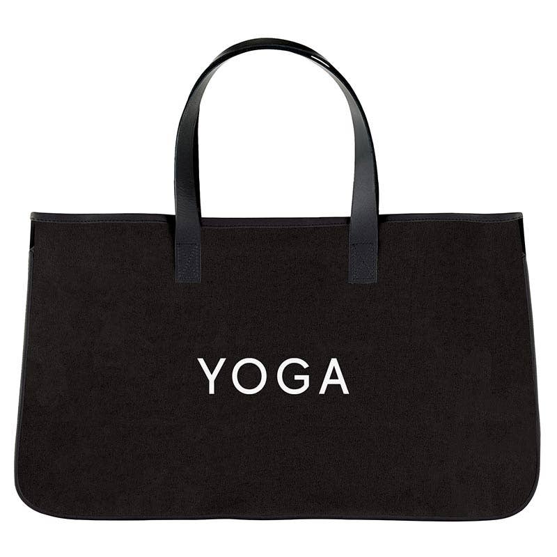 Santa Barbara Design Studio by Creative Brands - Wholesale Tote Bag - Women's - Black Canvas Tote - Yoga0