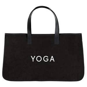 Namaste Yoga Canvas Cotton Tote Bag/yoga Mat Bag/personalized Gym Bag/yoga Pilates  Mat Bag/yoga Bag With Mat Holder/fitness Gift -  Canada