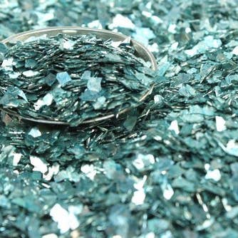 Purpurina de cristal superesquirlado azul pálido, grano 40, bolsa a granel para venta al por mayor de Meyer Imports