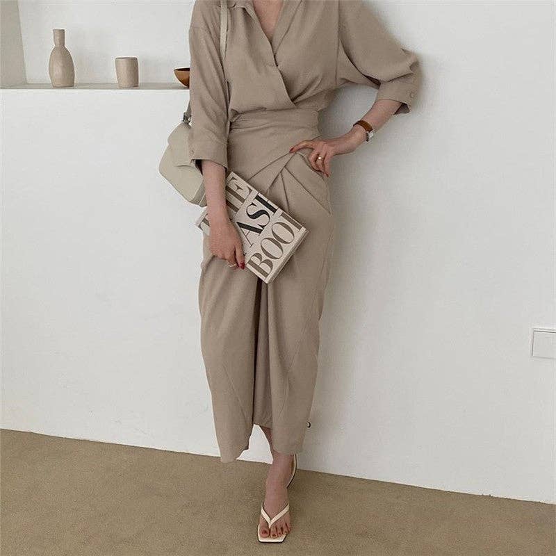 ShieldChic - Wholesale Dress - Women's - French Slim Fit Dress1