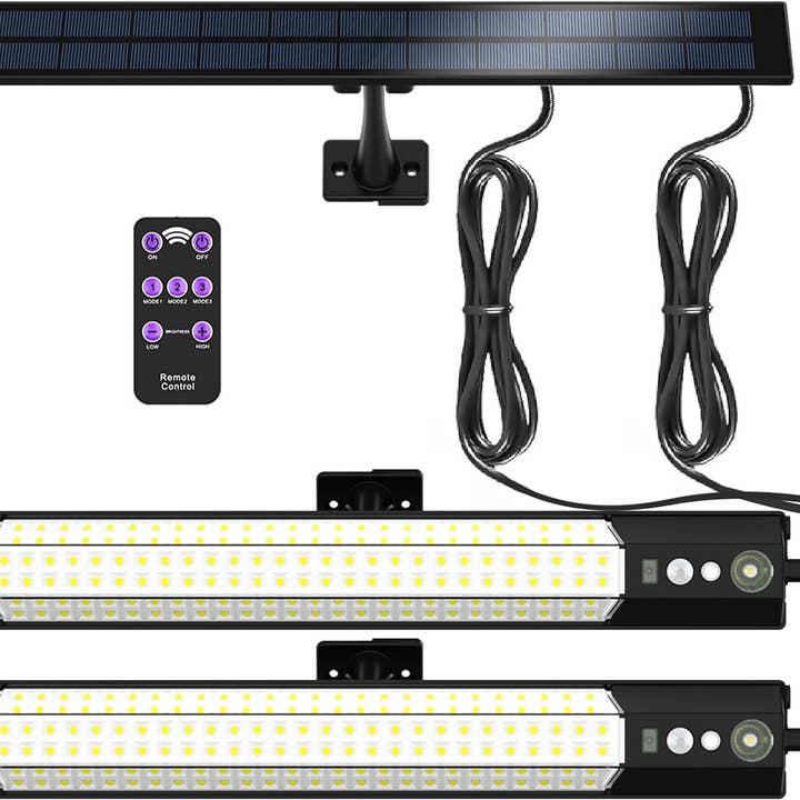 1500W Solar sensor lights, outdoor high-brightness lighting with 316 LED, motion sensor sensing, independent solar charging panel, detachable handheld lighting for wholesale by OutdoorSolarOutlet