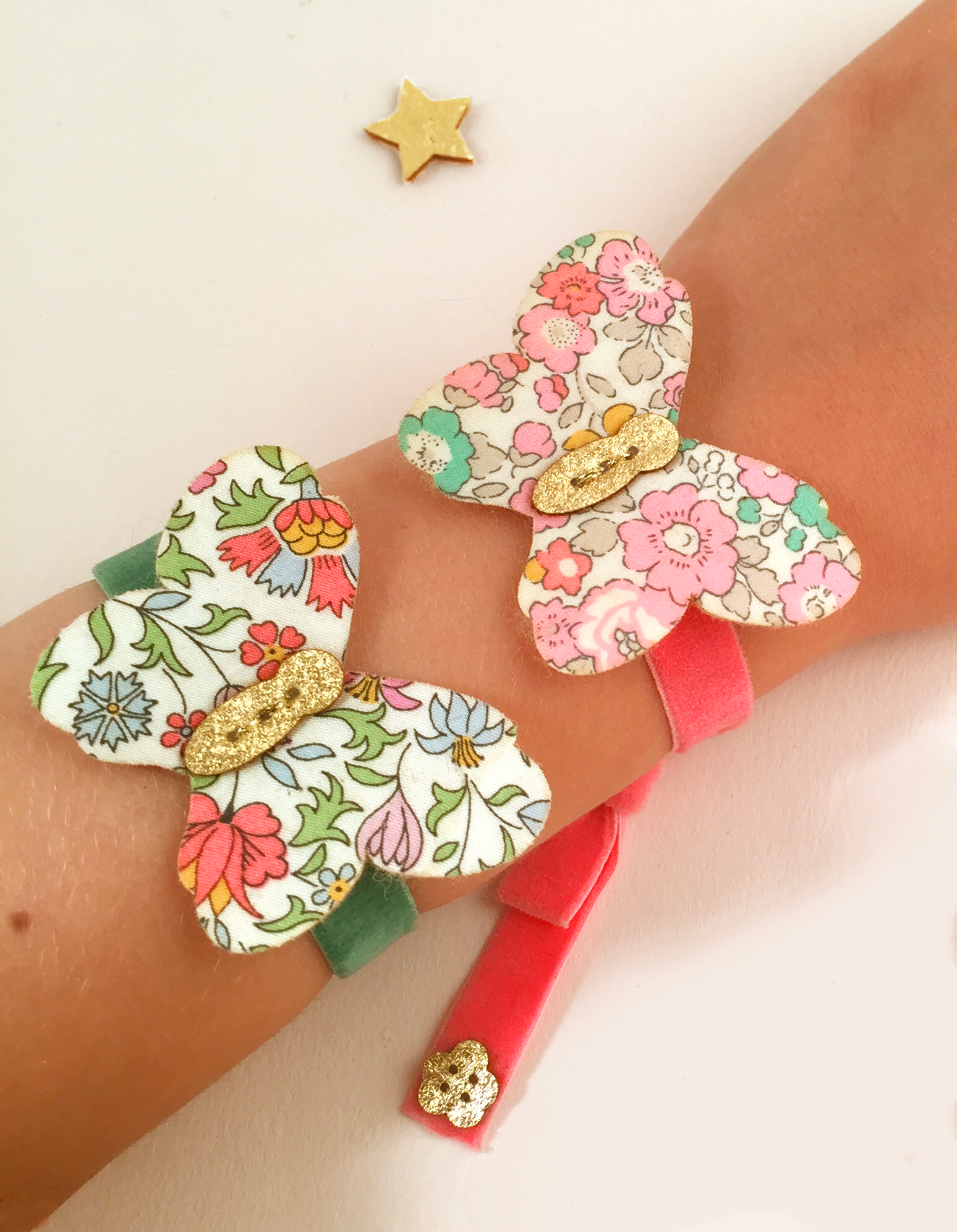 Eleanor Moss Studio - Vente Bracelets à breloques/pendentifs - Betsy Ann Liberty Bracelet papillon1