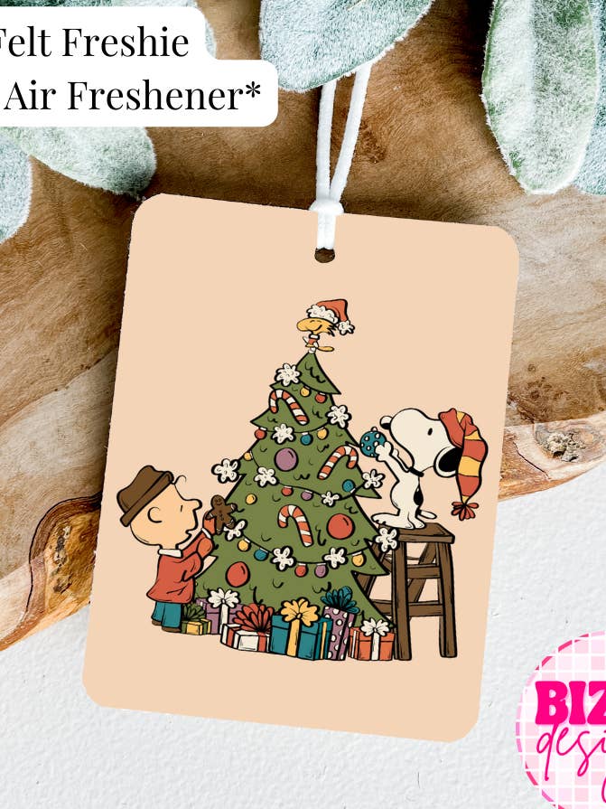 Charlie Brown Felt Freshies - Christmas Car Air Fresheners for wholesale by Bizzz Designs