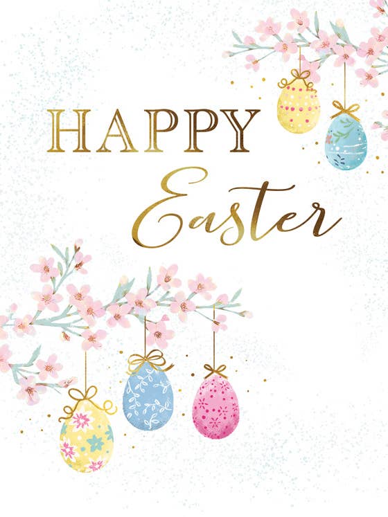 Påskkort, Öppna, Ljusa ägg för wholesale av Piccadilly Greetings