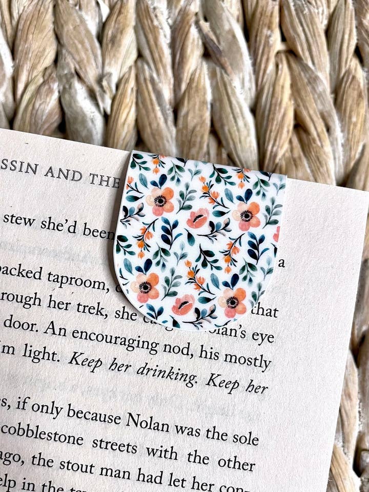 Summer Floral Pattern | Magnetic Bookmark | Page Marker for wholesale by YGG Threads